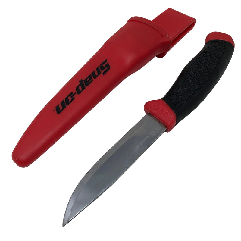 Snap-On Fixed Blade Knife + Case - Made in Sweden - Stainless