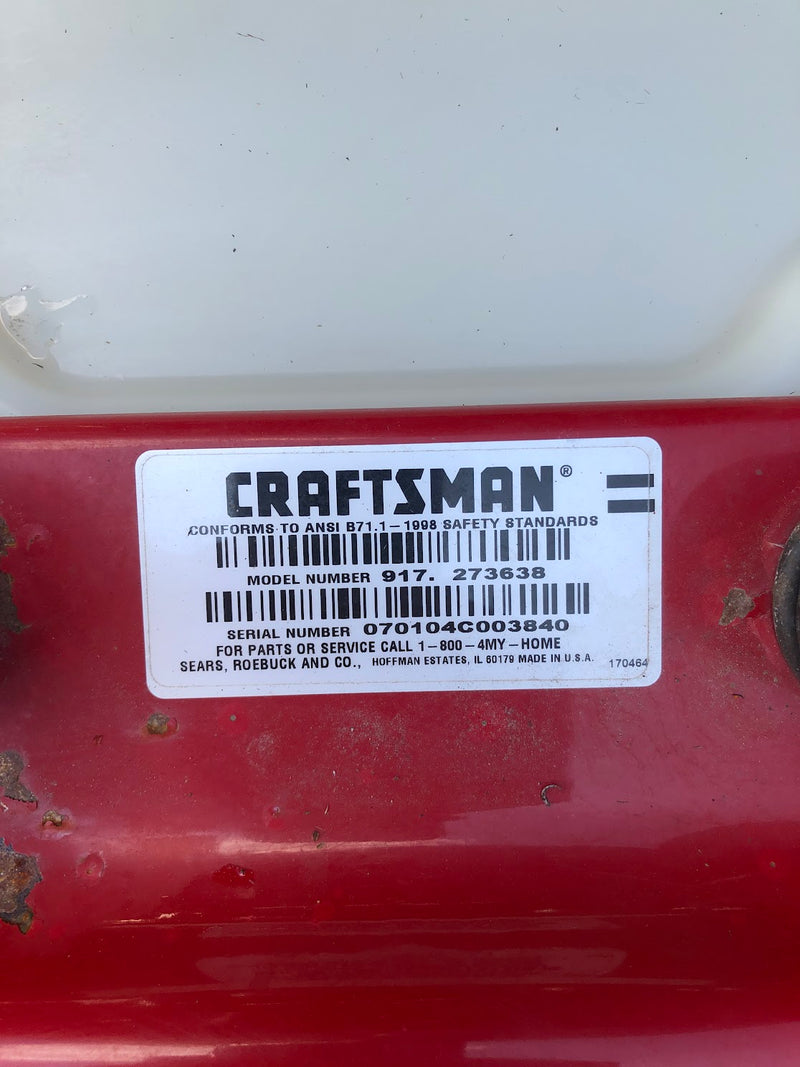 Craftsman DYT4000 42" Riding Mower + Bagger (Used)