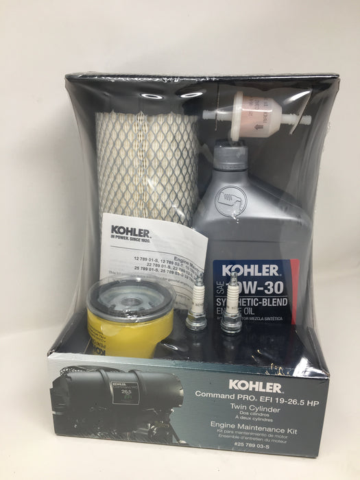 25 789 03-S Kohler Maintenance Kit Command Pro Twin HDAC EFI