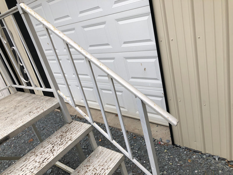 Silver-top Aluminum Stair System & Landing Unit