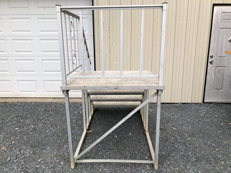 Silver-top Aluminum Stair System & Landing Unit