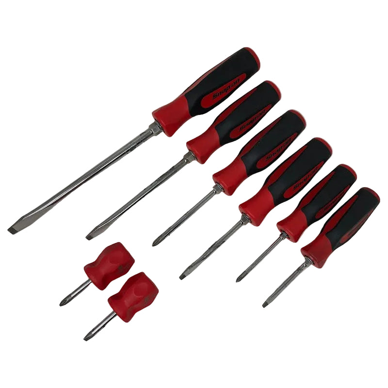 SGD8B Snap-On Screwdriver Set - 8pc - Phillips + Flathead