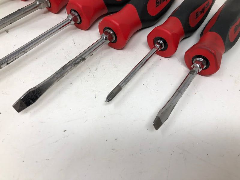 SGD8B Snap-On Screwdriver Set - 8pc - Phillips + Flathead