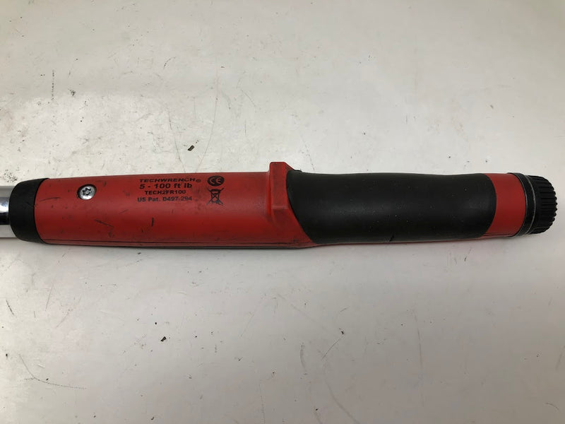 TECH2FR100 Snap-on Techwrench Flex-Head Torque Wrench -  3/8" Drive - 5-100 ft lb