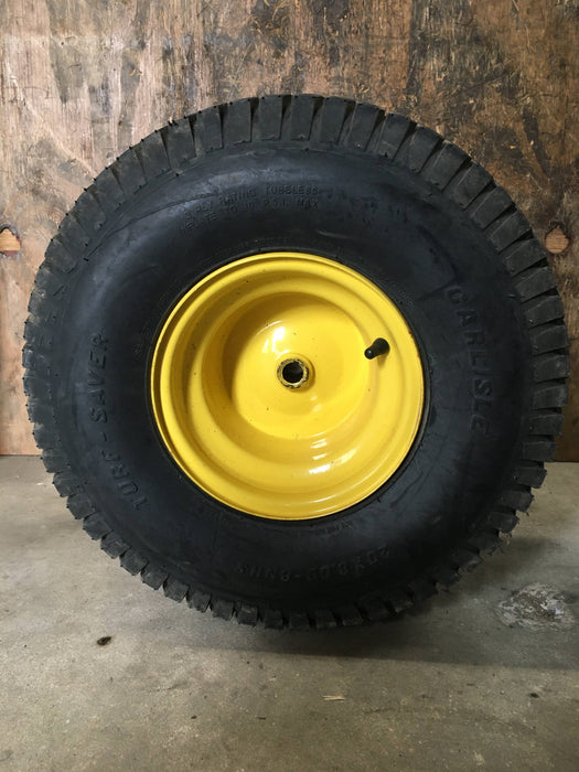 GY20637 John Deere Rear Tire and Wheel 20X8.00-8 from JD D110 100 Series Tractor from JD D110 100 Series Tractor