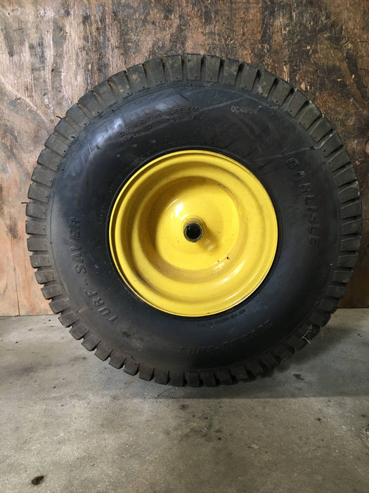 GY20637 John Deere Rear Tire and Wheel 20X8.00-8 from JD D110 100 Series Tractor from JD D110 100 Series Tractor