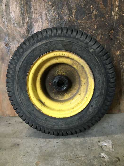 AM102887 John Deere Front Wheel & Tire 16X6.5-8 from JD 320 Hydraulic Lift Tractor