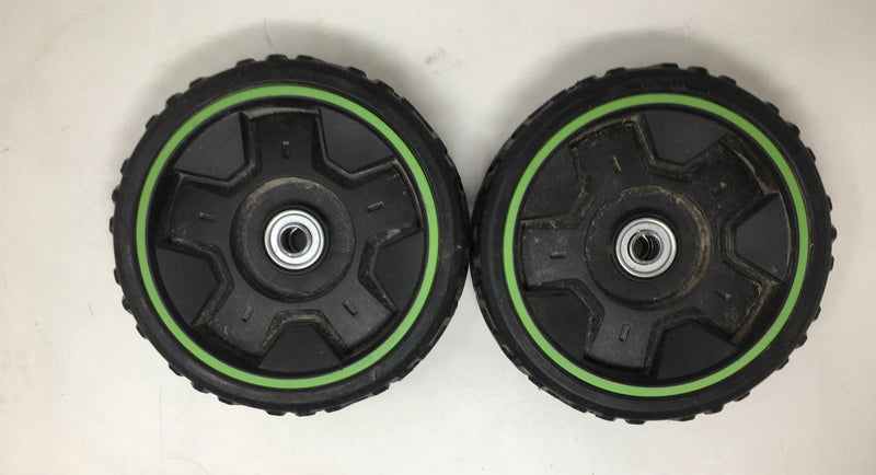 2828600001 EGO 2X Front Wheel Assembly from EGO LM2110SP 21” Walk Behind Mower