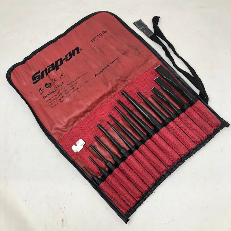 PPC715BK Snap-On Punch & Chisel Set - 16pc