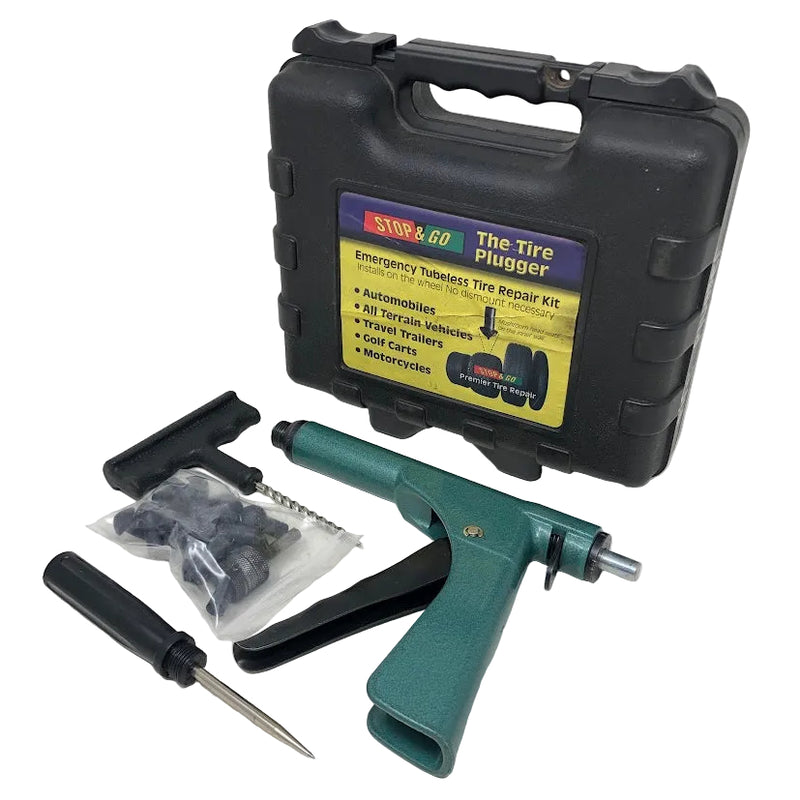 1085 Stop & Go The Tire Plugger - Deluxe Emergency Tubeless Tire Repair Kit