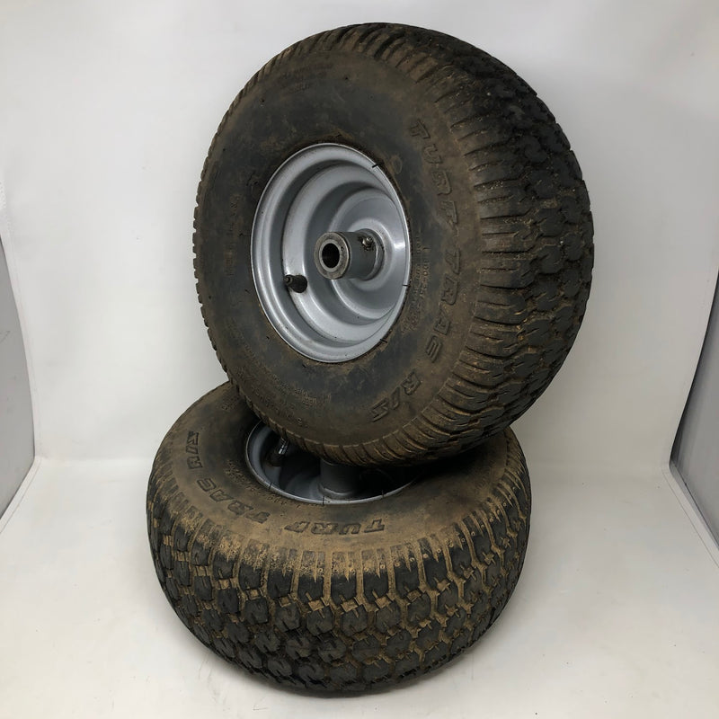 Dico Turf Trac R/S Wheel & Tire Assembly Set 15X6-6 (x2)