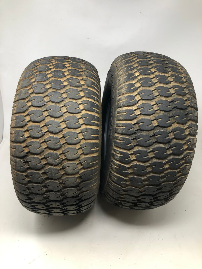Dico Turf Trac R/S Wheel & Tire Assembly Set 15X6-6 (x2)