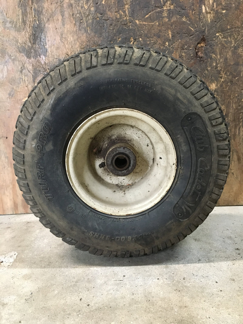 934-04104A Cub Cadet Front Wheel & Tire 15X6.00-6 from Cub Cadet Riding Mower