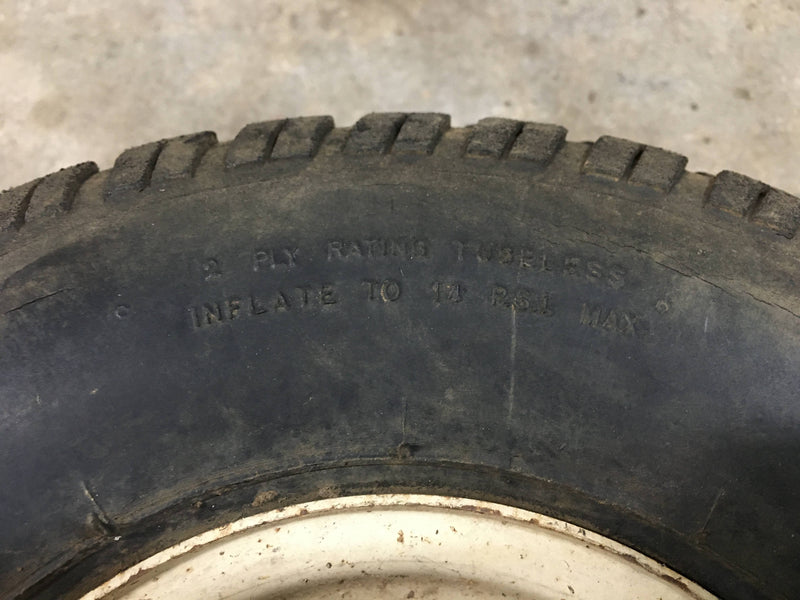 934-04104A Cub Cadet Front Wheel & Tire 15X6.00-6 from Cub Cadet Riding Mower