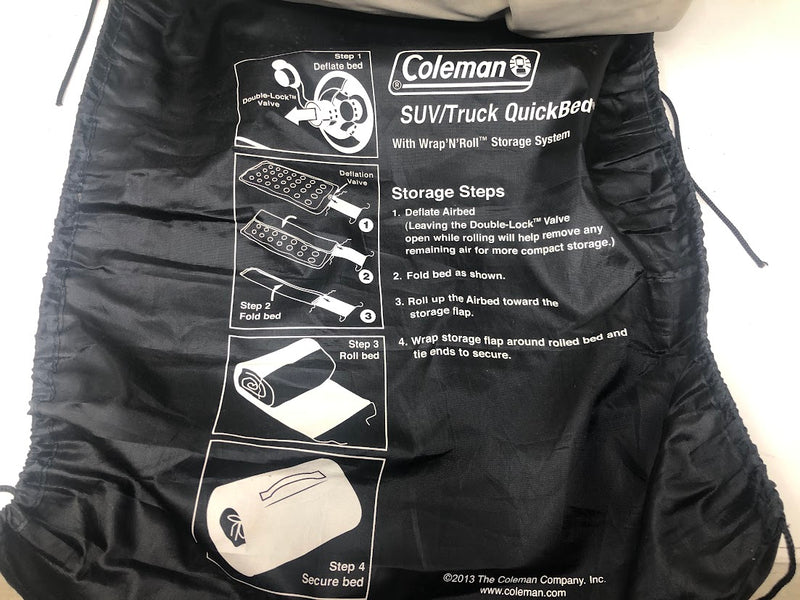 Coleman SUV / Truck QuickBed Inflatable Twin Size Airbed