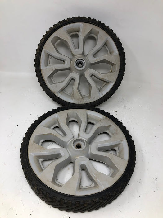 634-05278 Troy Bilt 11x2 Rear Wheels Assembly (x2)