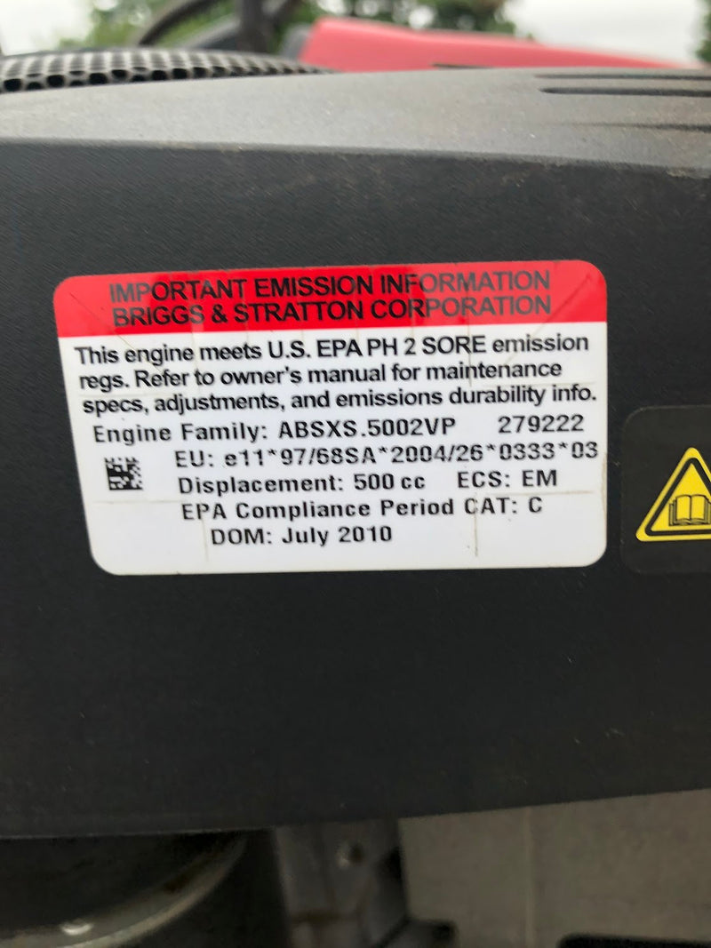 2690846 Snapper 42" Riding Mower (Used)