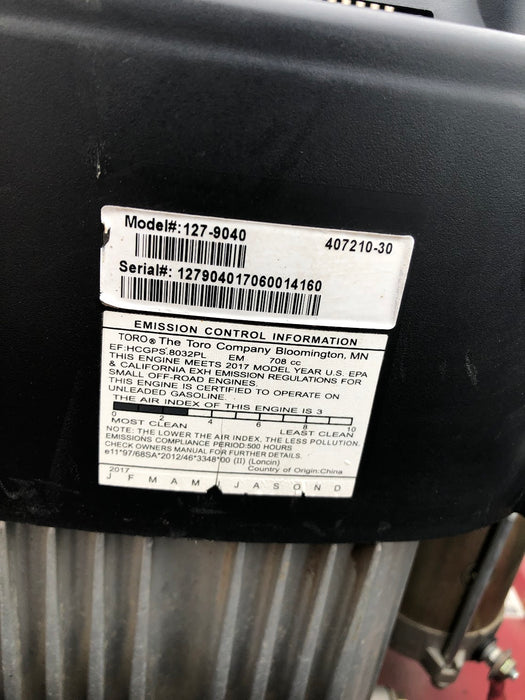 74775 Toro 50" Zero Turn Riding Mower (Used)