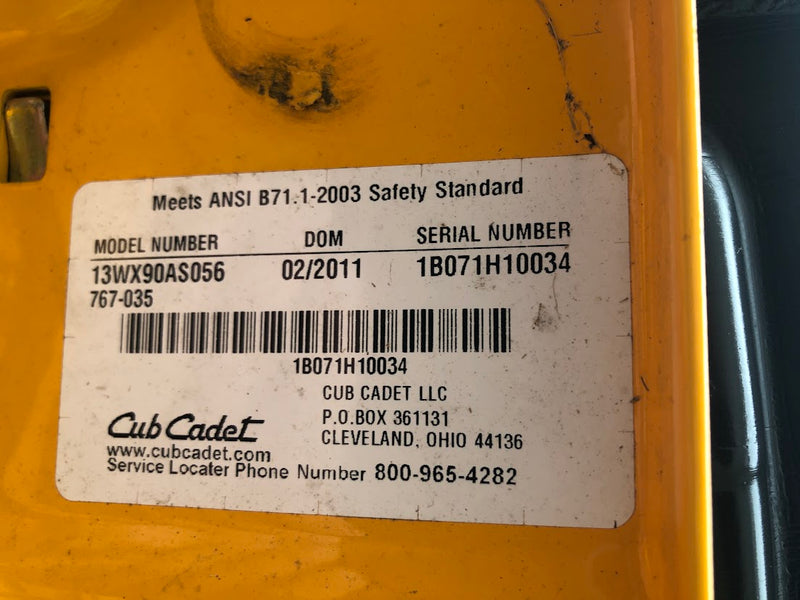 LTX1040 Cub Cadet 42" Riding Tractor + Twin Rear Bagger Kit (Used)