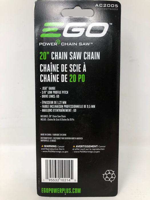 AC2005 EGO 20" Chainsaw Chain