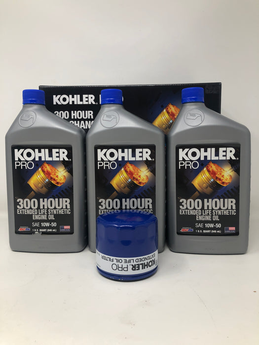 25 850 03-S Kohler 300 Hour Oil Change Kit (3 Quart)