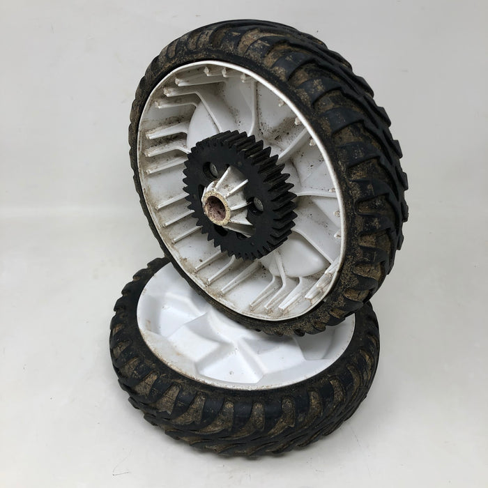 115-4695 Toro 8" Wheel & Gear Assemblies (x2)