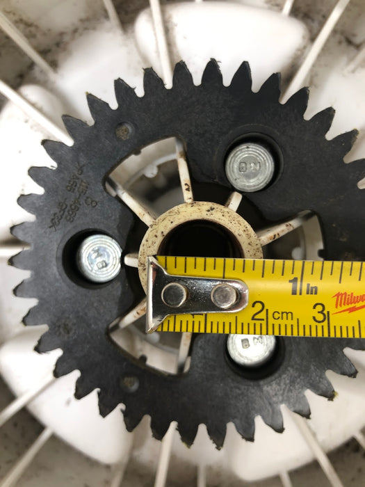 115-4695 Toro 8" Wheel & Gear Assemblies (x2)