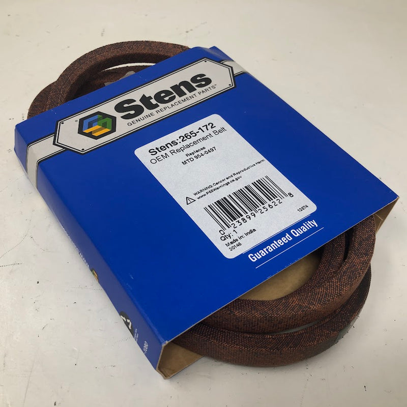 Stens 265-172 Stens OEM Replacement Belt (1/2" x 60")