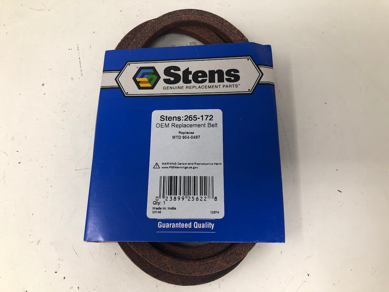 Stens 265-172 Stens OEM Replacement Belt (1/2" x 60")