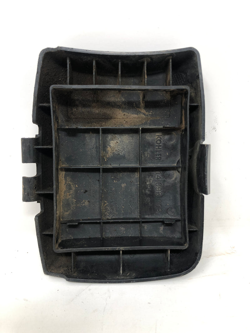 Kohler Muffler Guard and Kohler Air Cleaner Cover 14 314 23-5 / 14 743 03-5 from Husqvarna HD 775 HW (961430086-01) W/B Mower