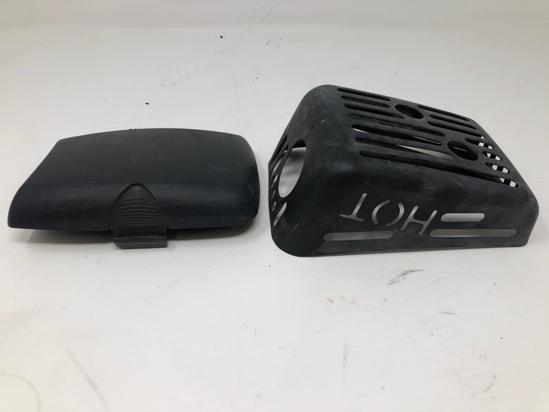 Kohler Muffler Guard and Kohler Air Cleaner Cover 14 314 23-5 / 14 743 03-5 from Husqvarna HD 775 HW (961430086-01) W/B Mower