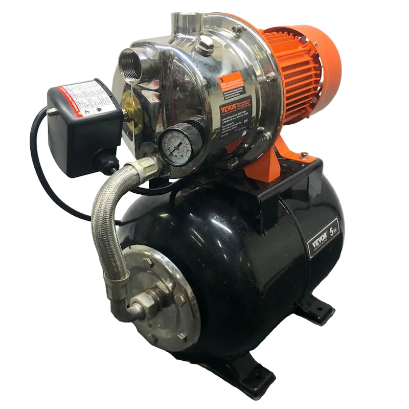 ZX51000 Vevor Shallow Well Pump with 5 Gal Tank