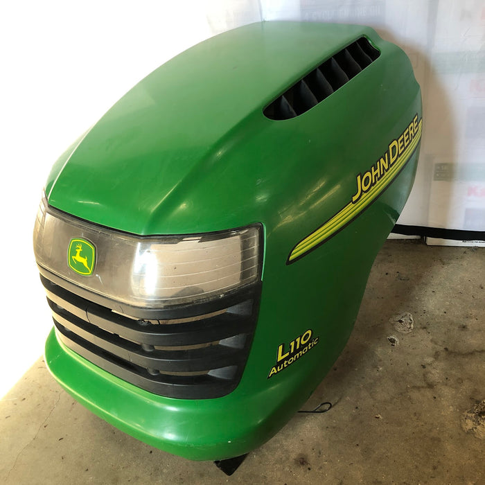 L110 John Deere Lawn Mower Hood Assembly
