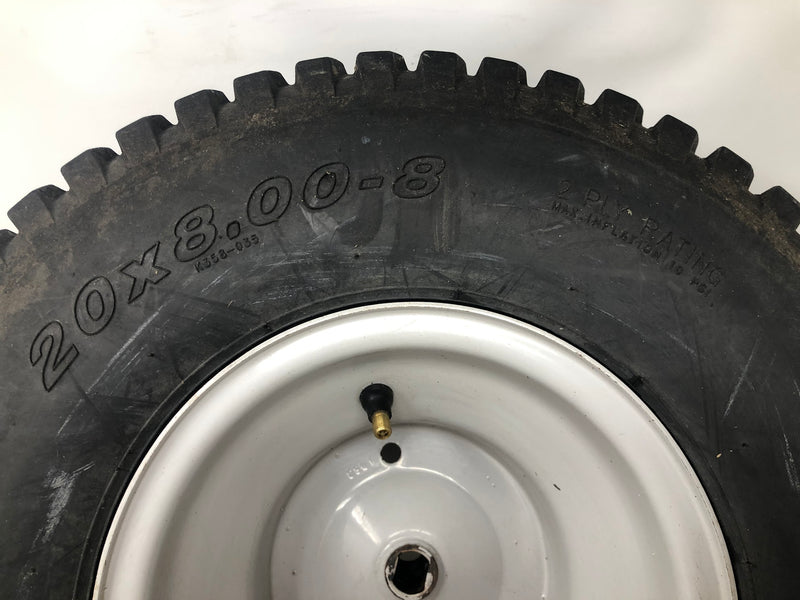 358-035 Kenda Turf Rider Wheel & Tire Assembly 20X8-8