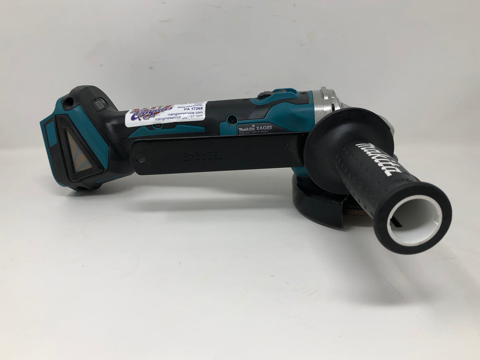 XAG03 Makita 18V LXT® Lithium‑Ion Brushless Cordless 4‑1/2" Cut‑Off/Angle Grinder, Tool Only