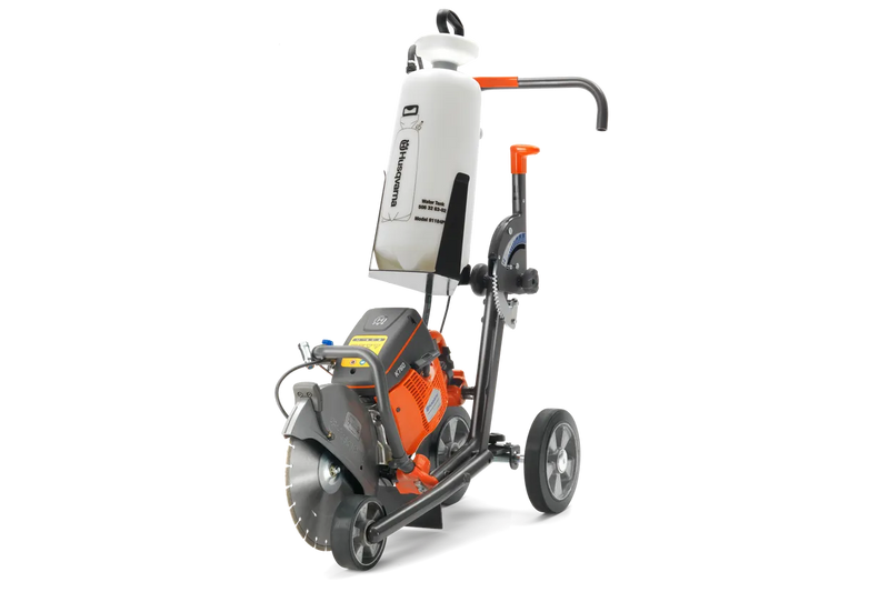 587768401 Husqvarna KV7 Power Cut Off Saw Two Wheel Cart w/ Water Tank