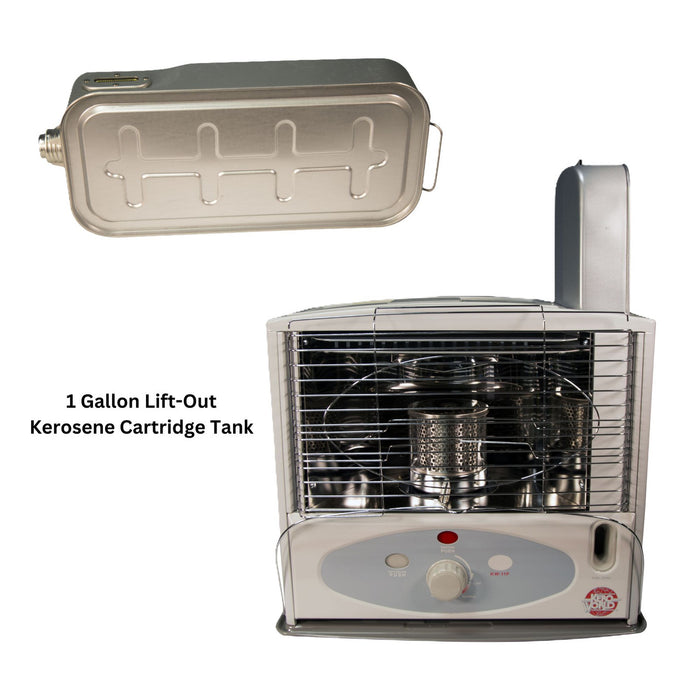 KW-11F Kero World 10,500 BTU Kerosene Indoor Heater Radiant