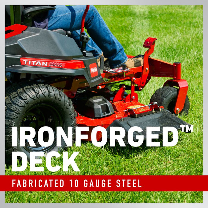 76606 Toro 60" Titan MAX Zero Turn Mower Kohler 26HP Fabricated Deck