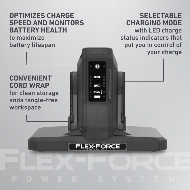 88924 Toro 60V MAX* Flex-Force 4-Amp Lithium-Ion Battery 2-Pod Charger