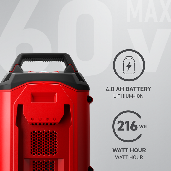 88640 Toro 60V MAX Flex Force 4.0 AH Lithium-Ion Battery