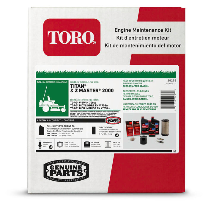 20295 Toro V-Twin Engine Maintenance Kit (Titan HD/ Z Master 2000 Series)