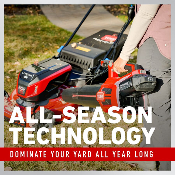 51826 Toro 60V MAX 750 CFM Blower (Coming Soon!)