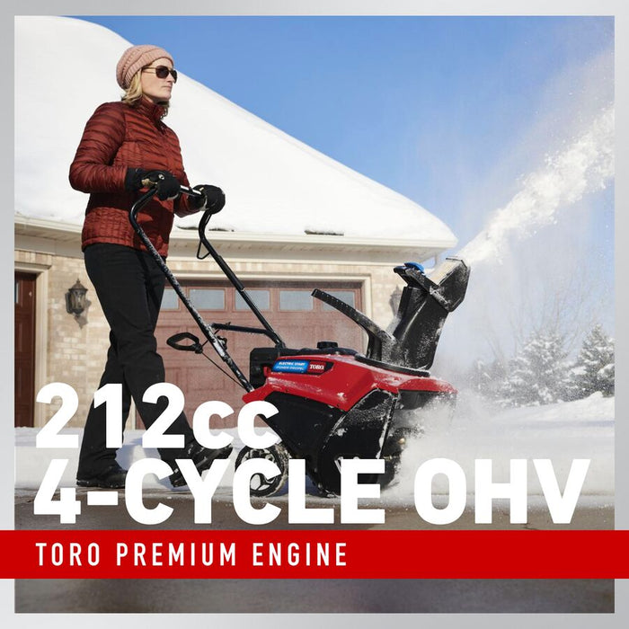 38753 Toro Power Clear 721 E 21" Width Single Stage Snow Blower