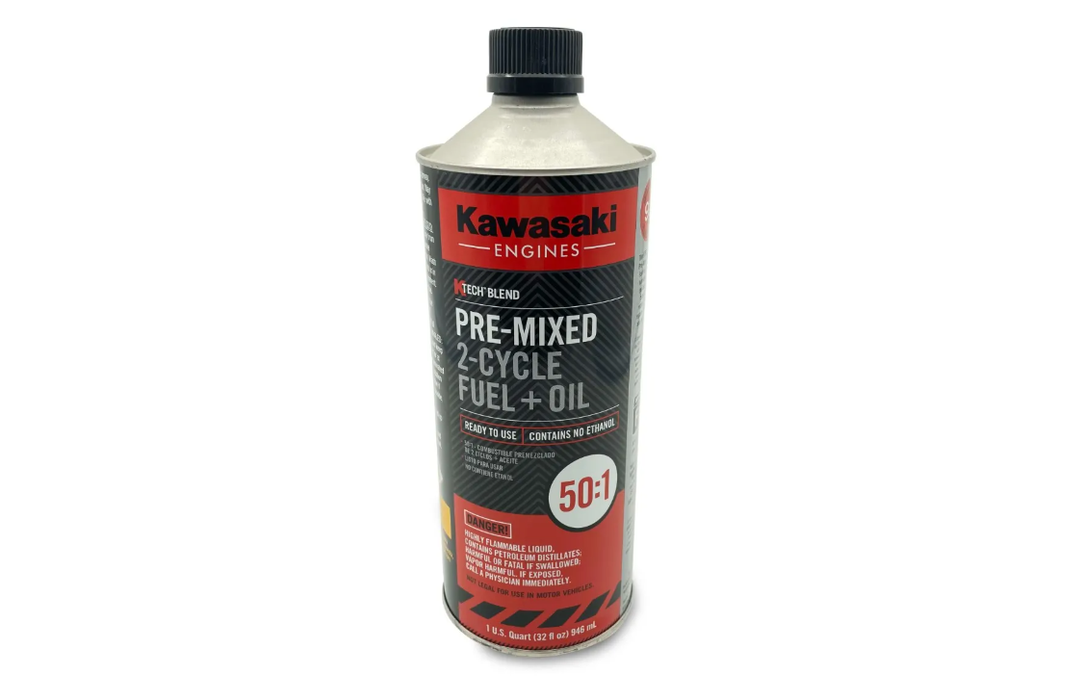 99969-6559 Kawasaki Ethanol Free Fuel One Quart Container (PRE-MIXED 2-CYCLE FUEL + OIL)