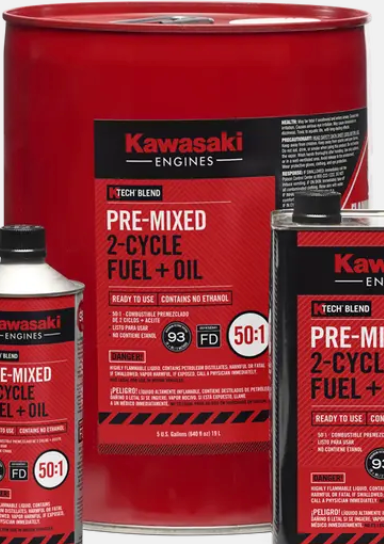 99969-6561 Kawasaki Ethanol-Free Fuel Five Gallon Container (2-Cycle Fuel + Oil)