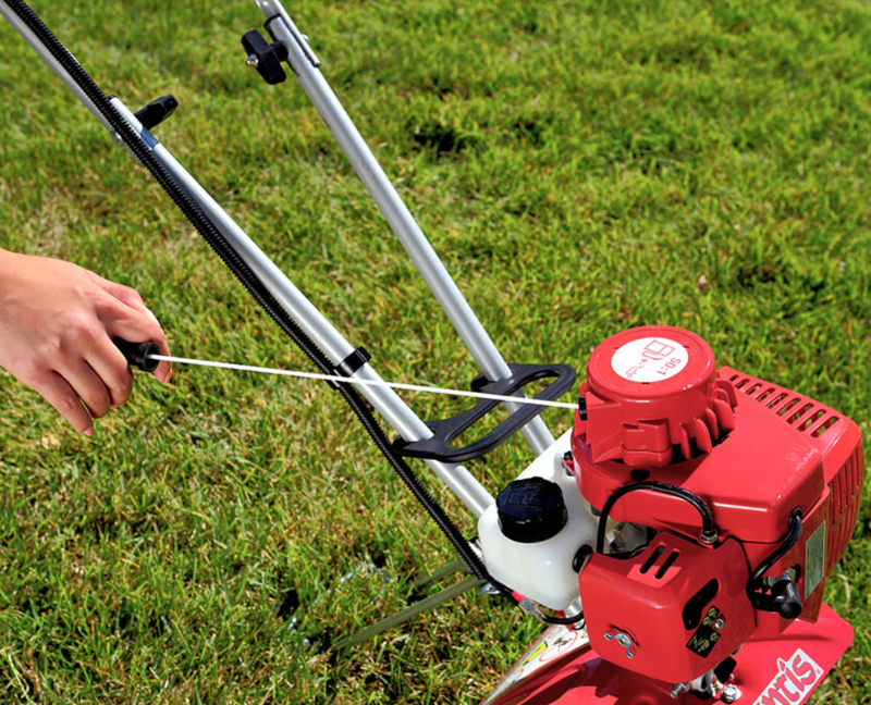 7924 Mantis 2-Cycle Mini Tiller w/ FastStart Engine & Kickstand