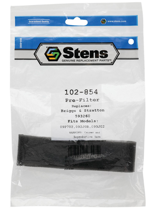 102-854 Stens Pre Filter