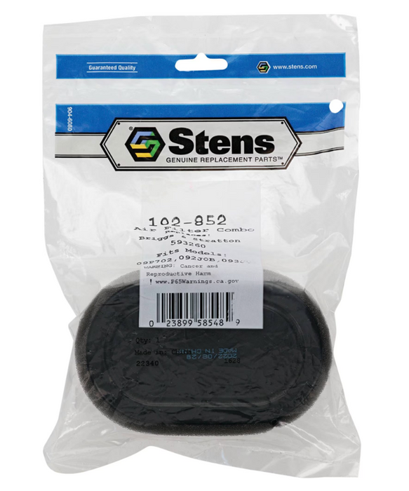 102-852 Stens Air Filter Combo