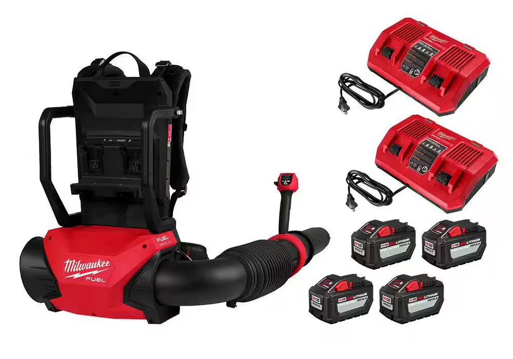 3009-24HD Milwaukee M18 Fuel Dual Battery Backpack Blower Kit