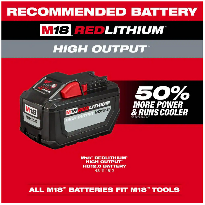 3009-20 Milwaukee M18 Fuel Dual Battery Backpack Blower (Tool Only)